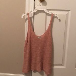 AE Pink knitted tank top